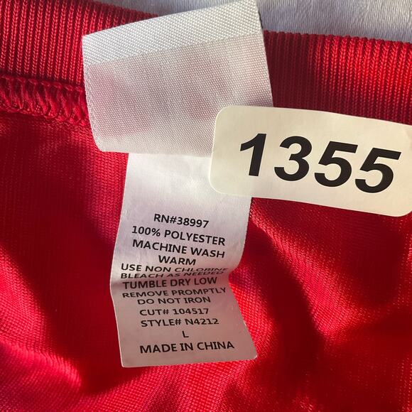 A4 Men’s Short Sleeve T-shirt size L, Solid Red - Picture 6 of 7